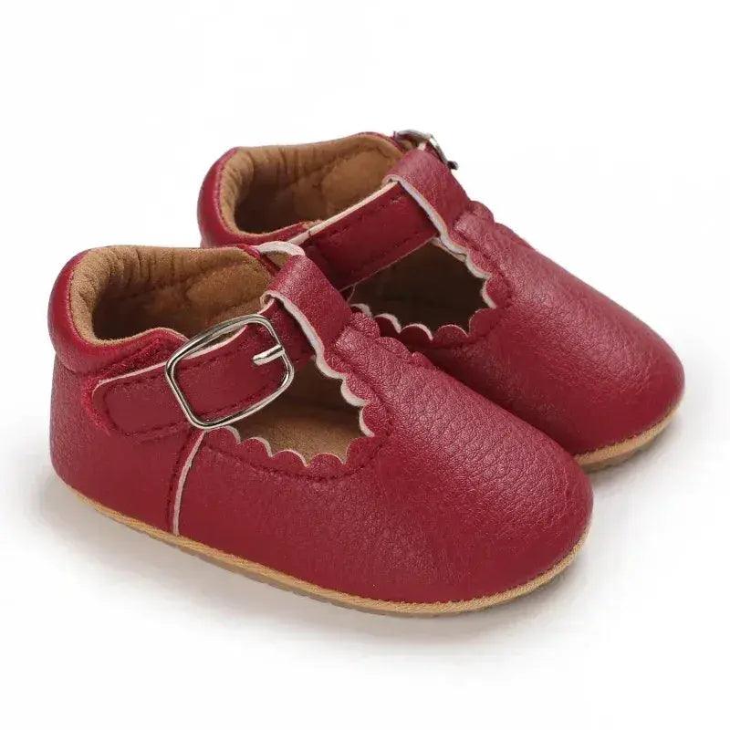  Unisex Baby Shoes Non Slip Soft Sole PU Leather 0to18M -  ToylandEU™