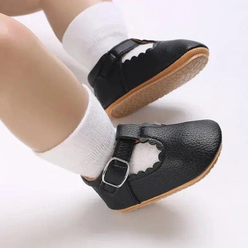  Unisex Baby Shoes Non Slip Soft Sole PU Leather 0to18M -  ToylandEU™