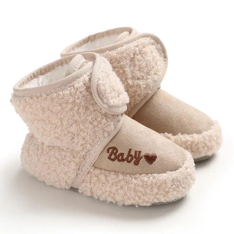 Unisex Baby Snow Boots Anti Slip Warm PlushFleece 0 18M - ToylandEU