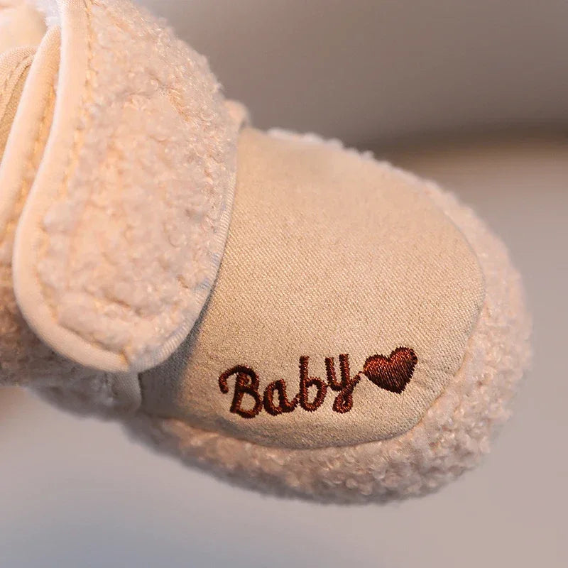 Unisex Baby Snow Boots Anti Slip Warm PlushFleece 0 18M - ToylandEU