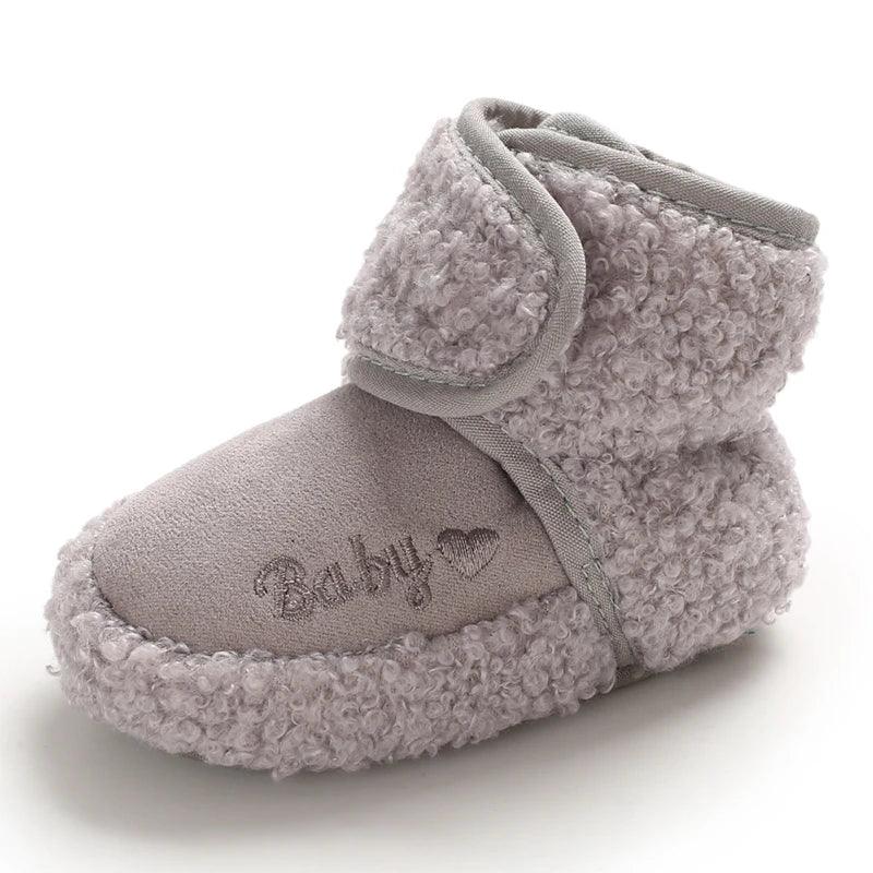 Unisex Baby Snow Boots Anti Slip Warm PlushFleece 0 18M - ToylandEU