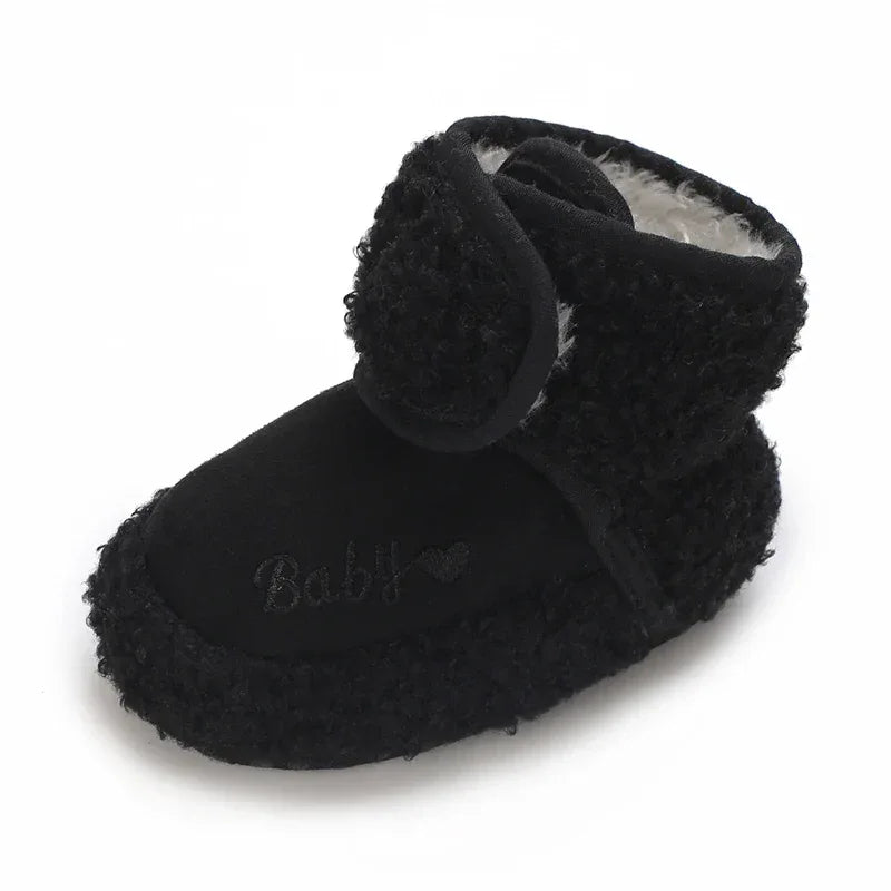 Unisex Baby Snow Boots Anti Slip Warm PlushFleece 0 18M - ToylandEU