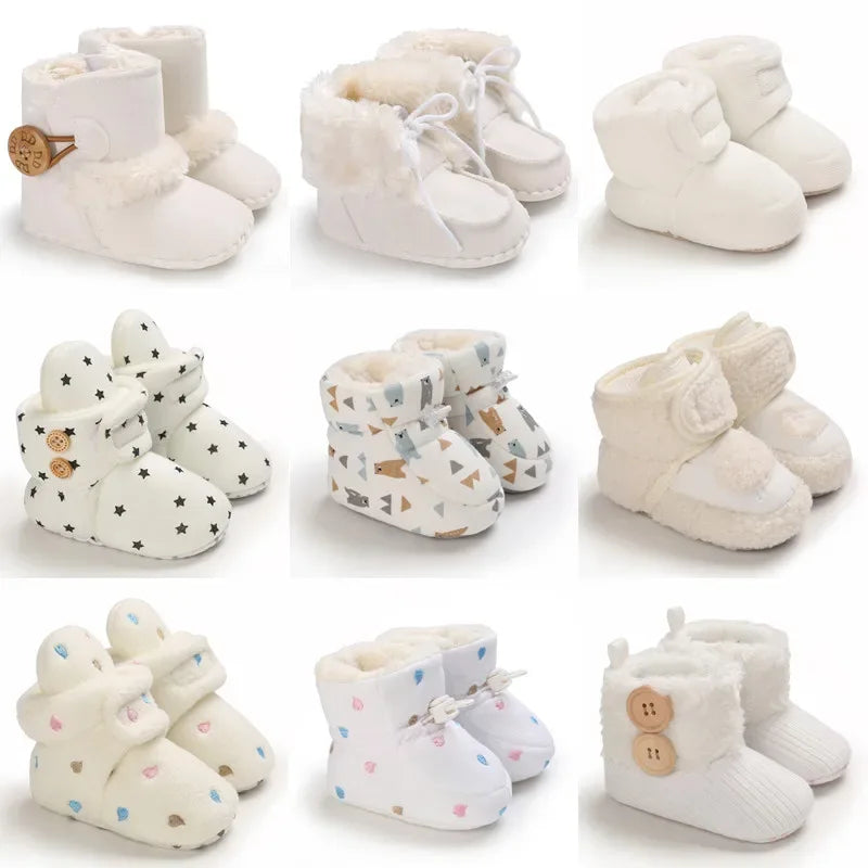 Unisex Baby Winter Boots With Warm Fuzzy Lining For Toddlers - ToylandEU
