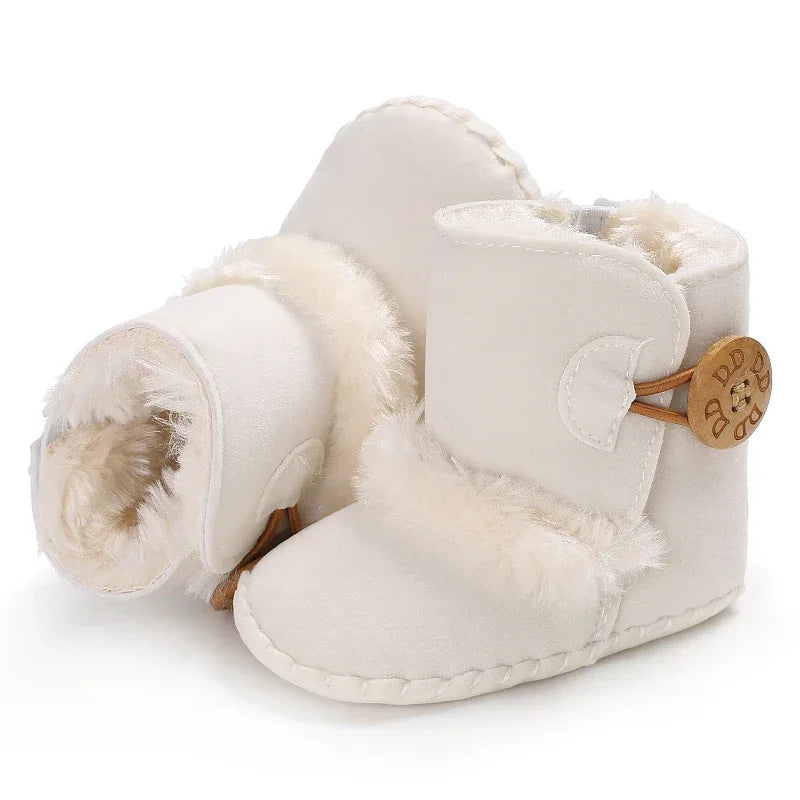 Unisex Baby Winter Boots With Warm Fuzzy Lining For Toddlers - ToylandEU