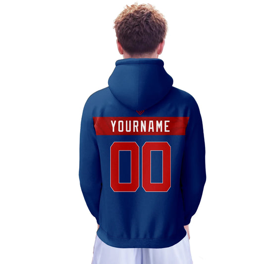 Unisex Custom Basketball Hoodie With Name And Number Print Pullover Hooded Sweatshirt For Men Women Youth
