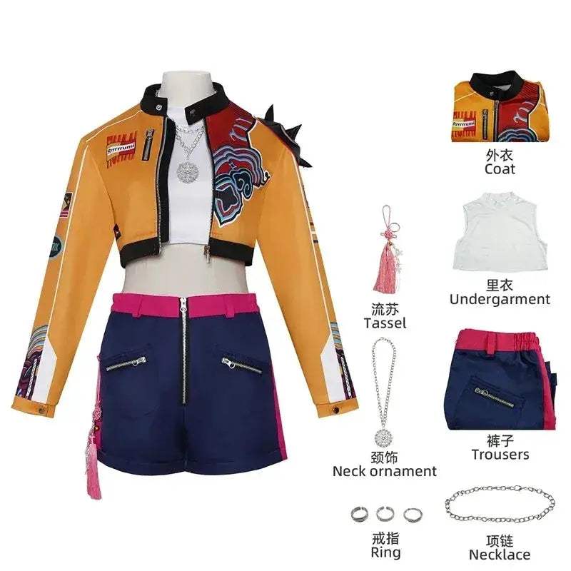 Unisex Demon Hunter Cosplay Costume for Kids and Adults - ToylandEU