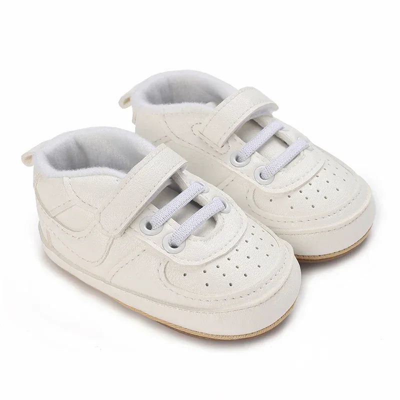 Unisex First Walkers Shoes Anti Slip Leather Sole Comfort - ToylandEU