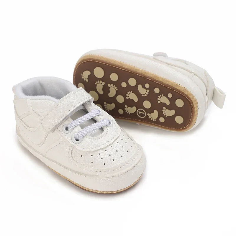 Unisex First Walkers Shoes Anti Slip Leather Sole Comfort - ToylandEU