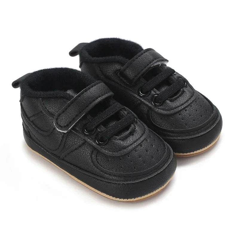 Unisex First Walkers Shoes Anti Slip Leather Sole Comfort - ToylandEU