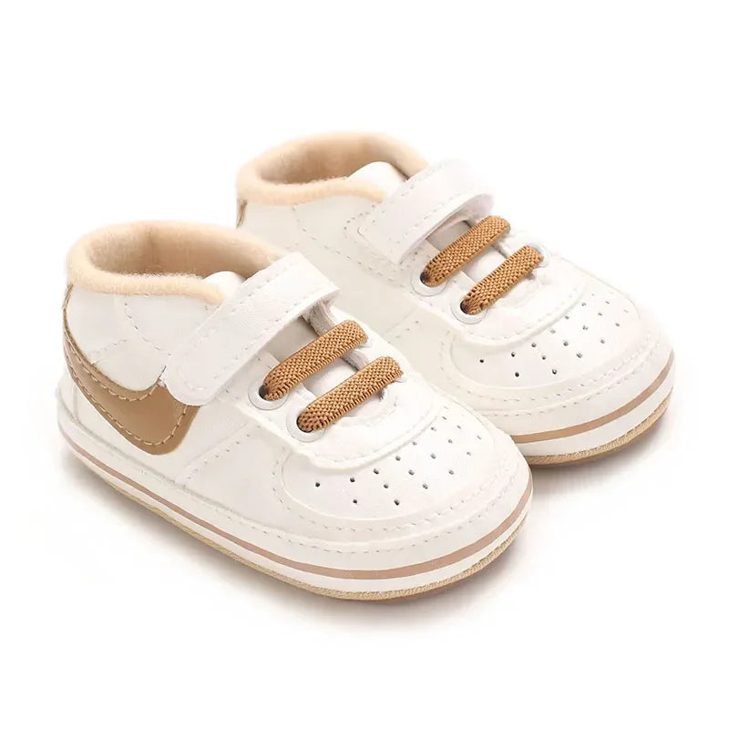 Unisex First Walkers Shoes Anti Slip Leather Sole Comfort - ToylandEU