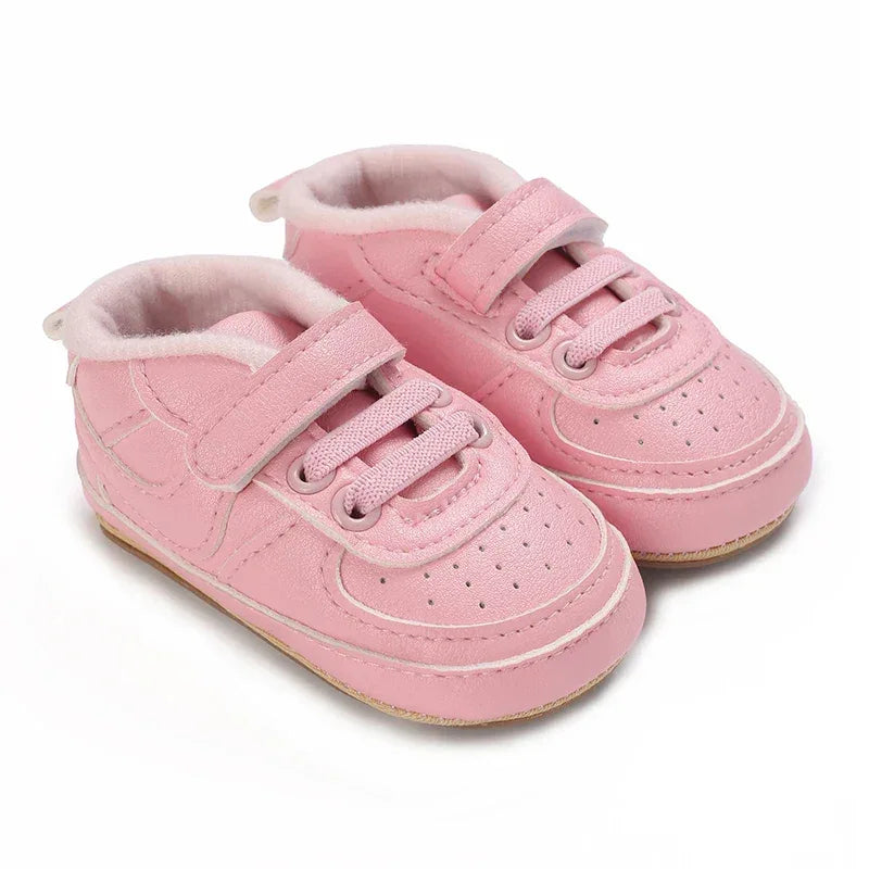 Unisex First Walkers Shoes Anti Slip Leather Sole Comfort - ToylandEU