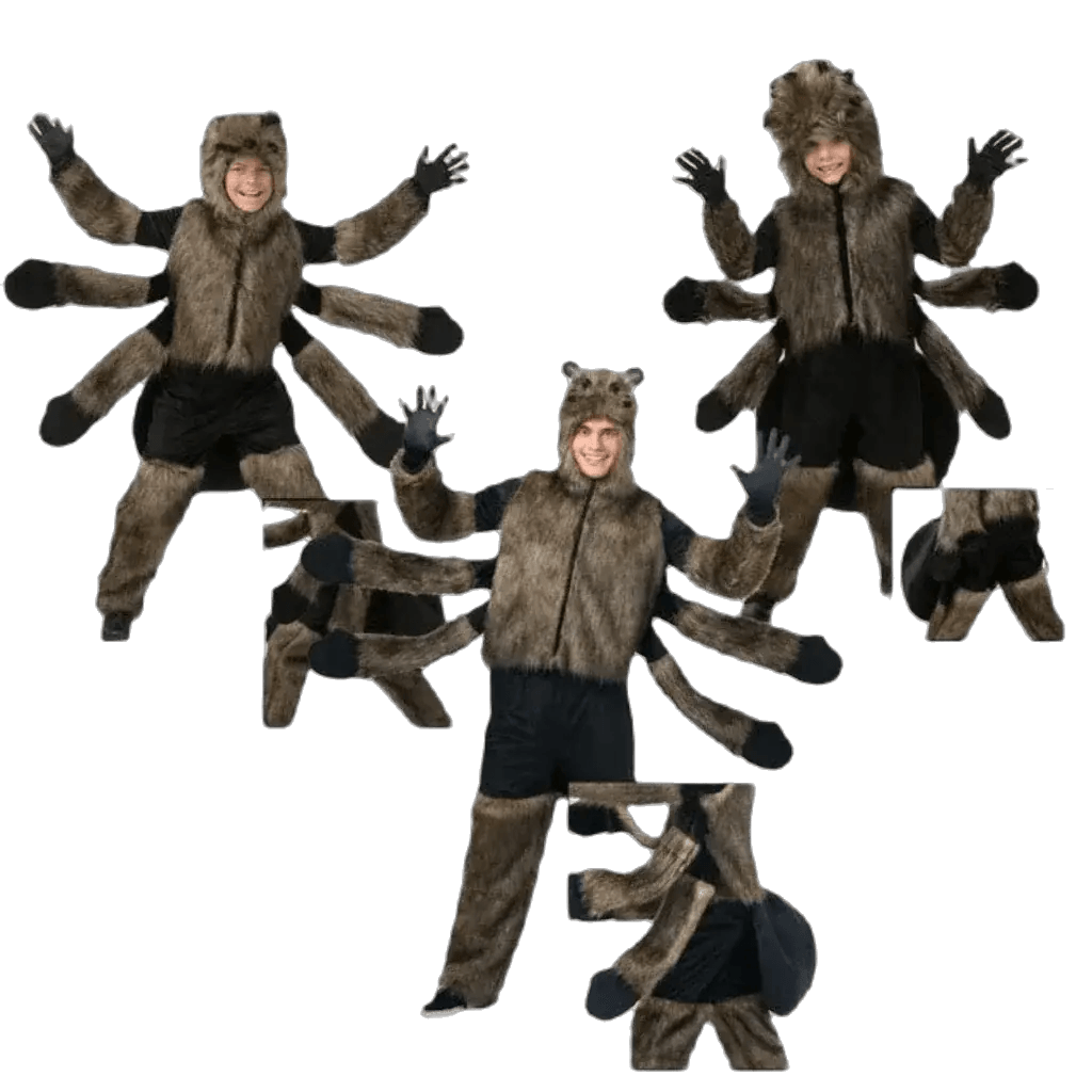  Unisex Halloween Spider Costume Set - Soft Cotton Fun for All Ages -  ToylandEU™