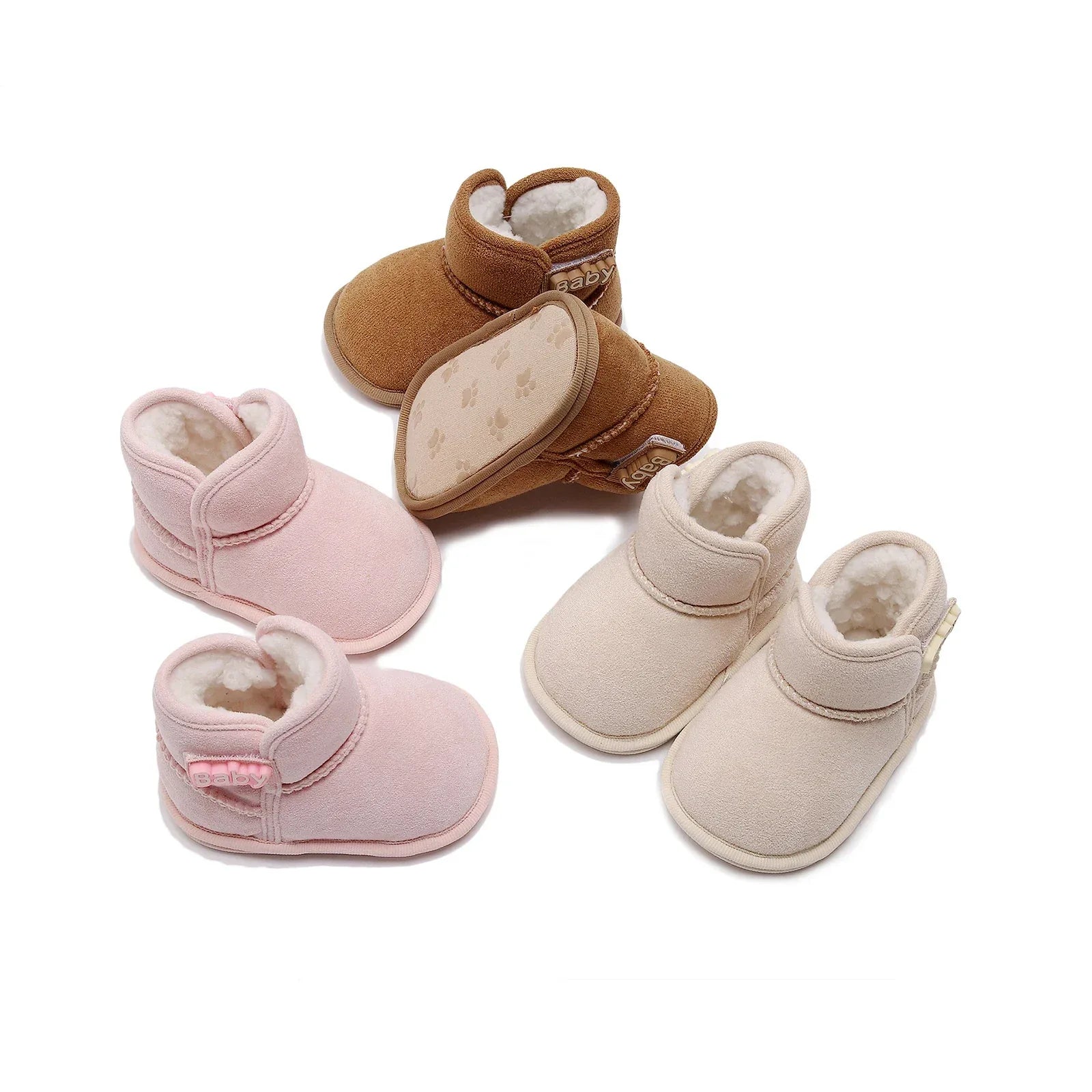 Unisex Infant Winter Snow Boots With Thickened Non Slip Soles - ToylandEU