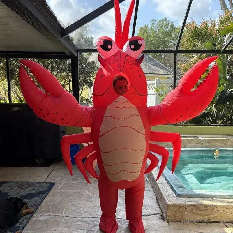 Unisex Inflatable Lobster Costume For Big Party Fun - ToylandEU