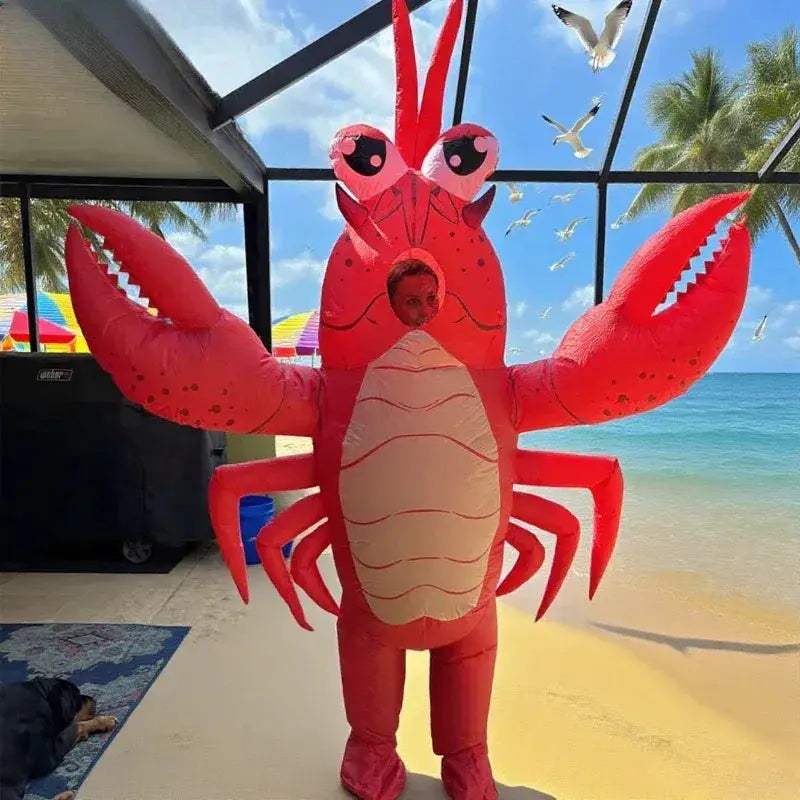 Unisex Inflatable Lobster Costume For Big Party Fun - ToylandEU