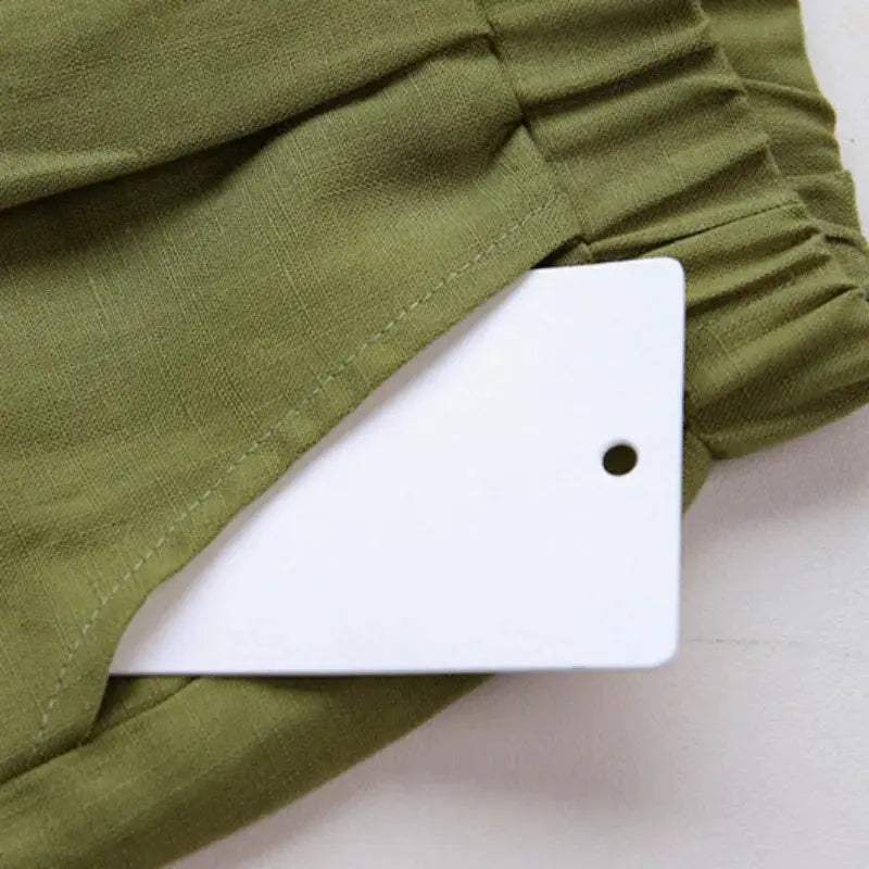  Unisex Kids Linen Pants Elastic Waist For 4 To 6 Years -  ToylandEU™