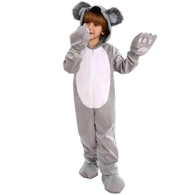  Unisex Koala Kids Costume with Gloves - Perfect for Halloween & Imaginative Play -  ToylandEU™