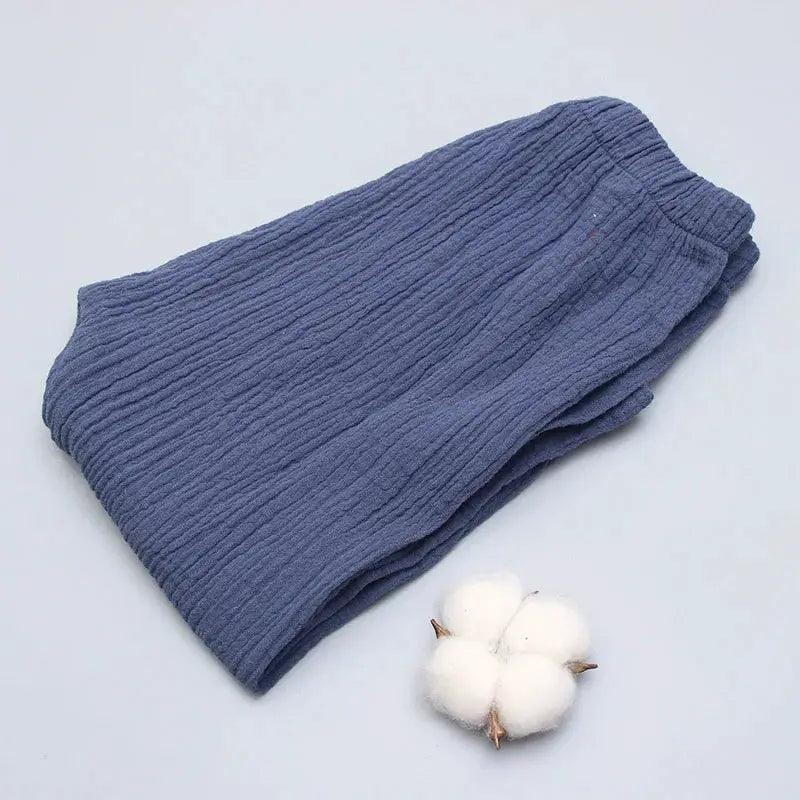  Unisex Linen Kids Pants Summer Breathable Elastic -  ToylandEU™