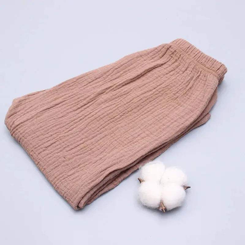  Unisex Linen Kids Pants Summer Breathable Elastic -  ToylandEU™