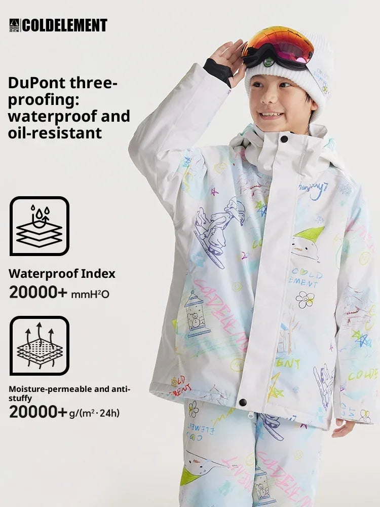 Unisex Ski Suits Waterproof Snow Jacket And Pants Set - ToylandEU