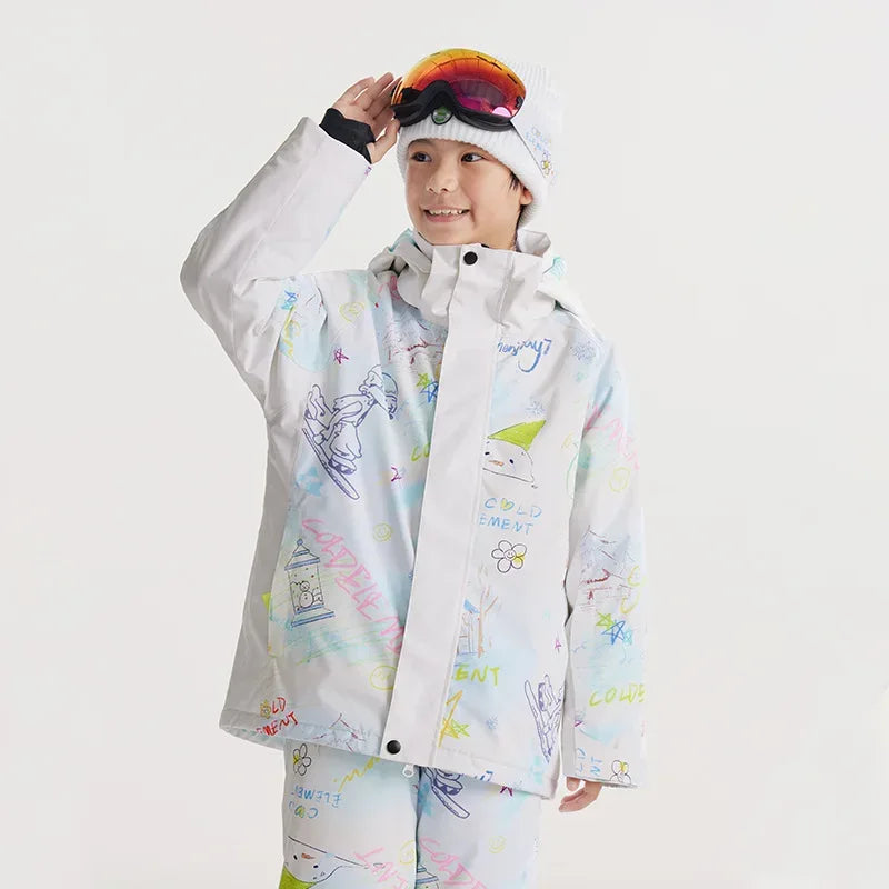 Unisex Ski Suits Waterproof Snow Jacket And Pants Set - ToylandEU