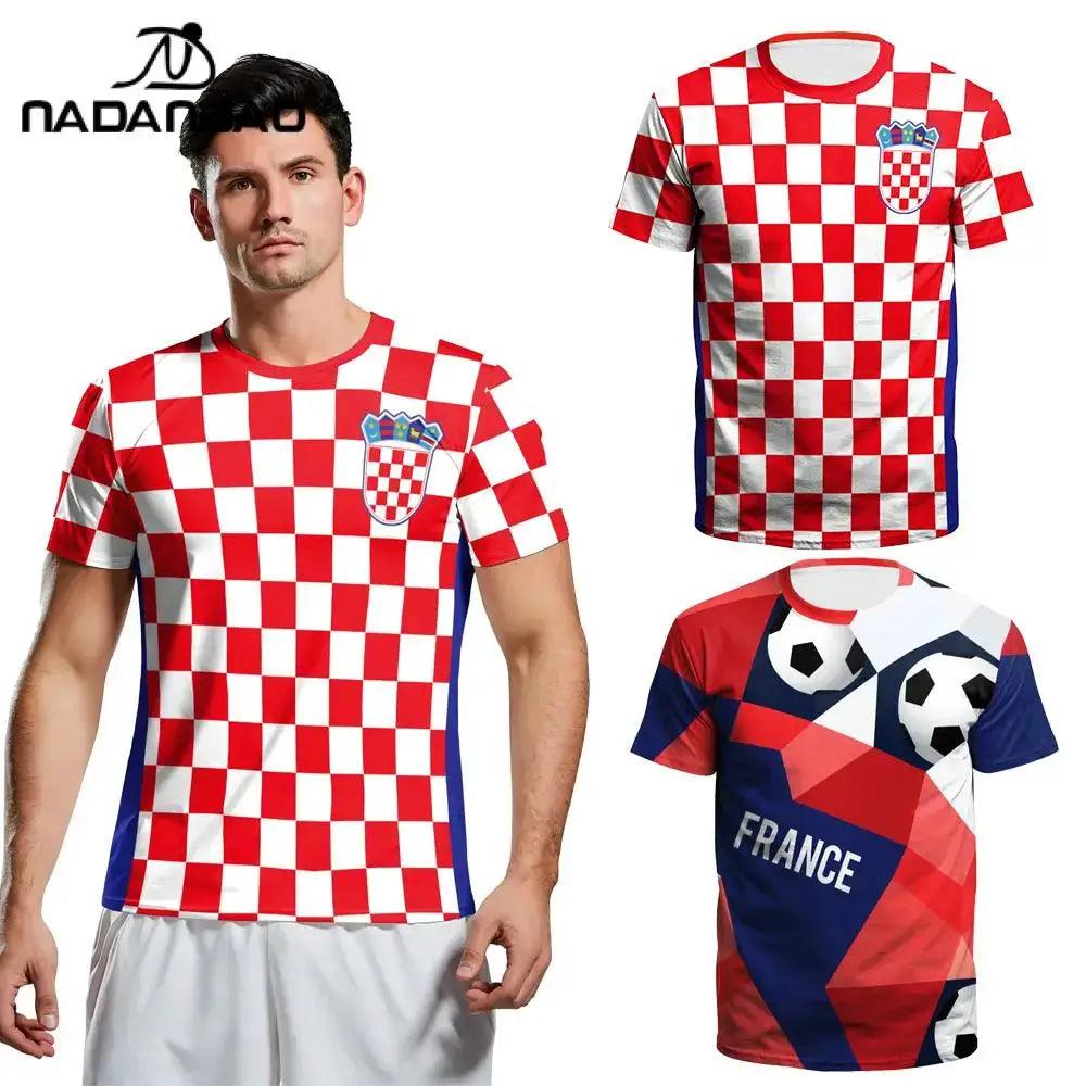  Unisex Soccer Jersey Fitness Tee Breathable 3D Print -  ToylandEU™