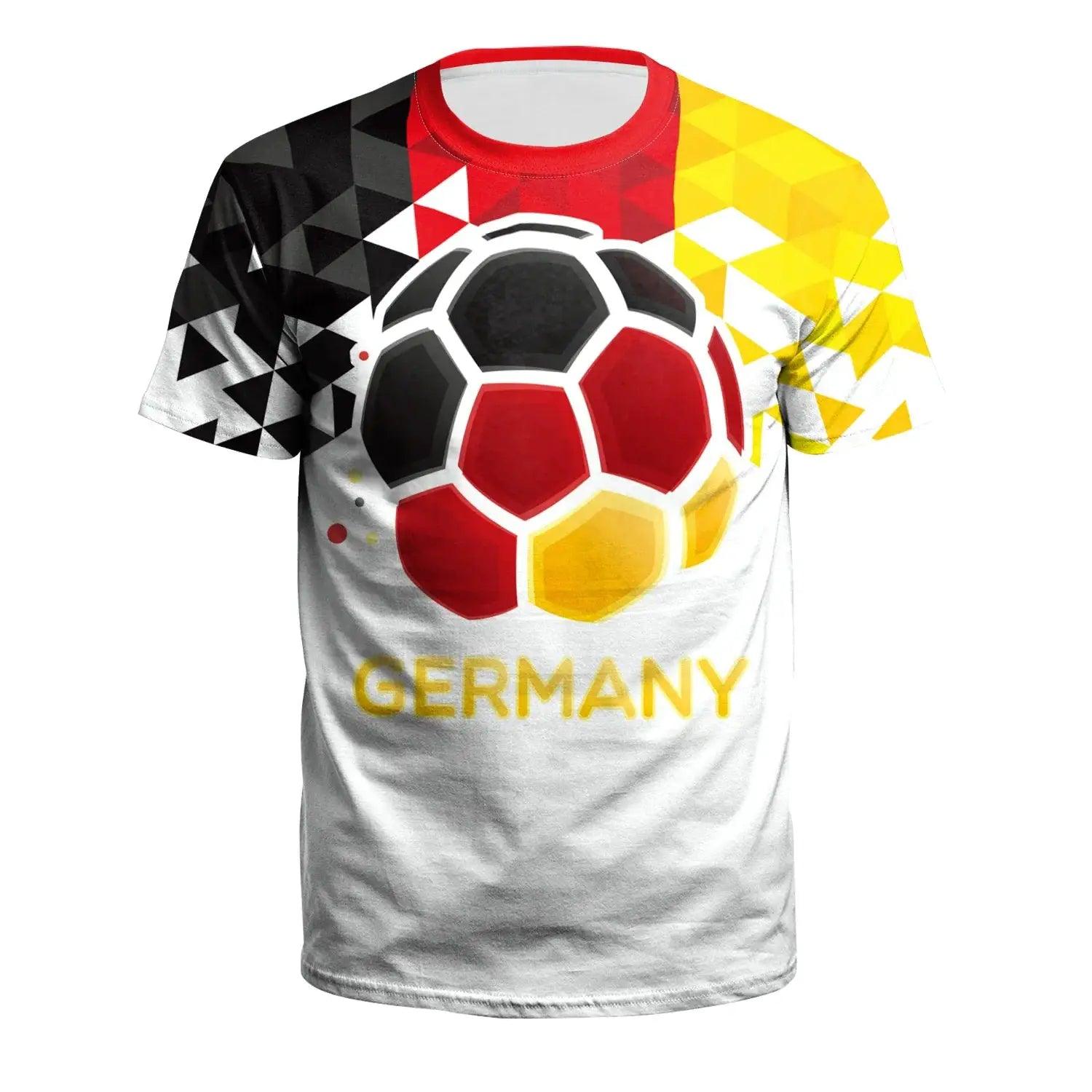 Unisex Soccer Jersey Fitness Tee Breathable 3D Print -  ToylandEU™