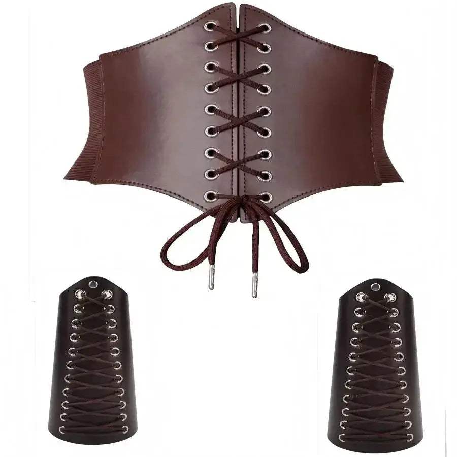 Unisex Western Waist Belt Set With Durable PU Buckle - ToylandEU