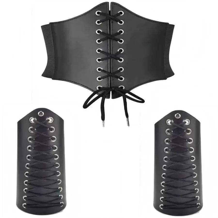 Unisex Western Waist Belt Set With Durable PU Buckle - ToylandEU