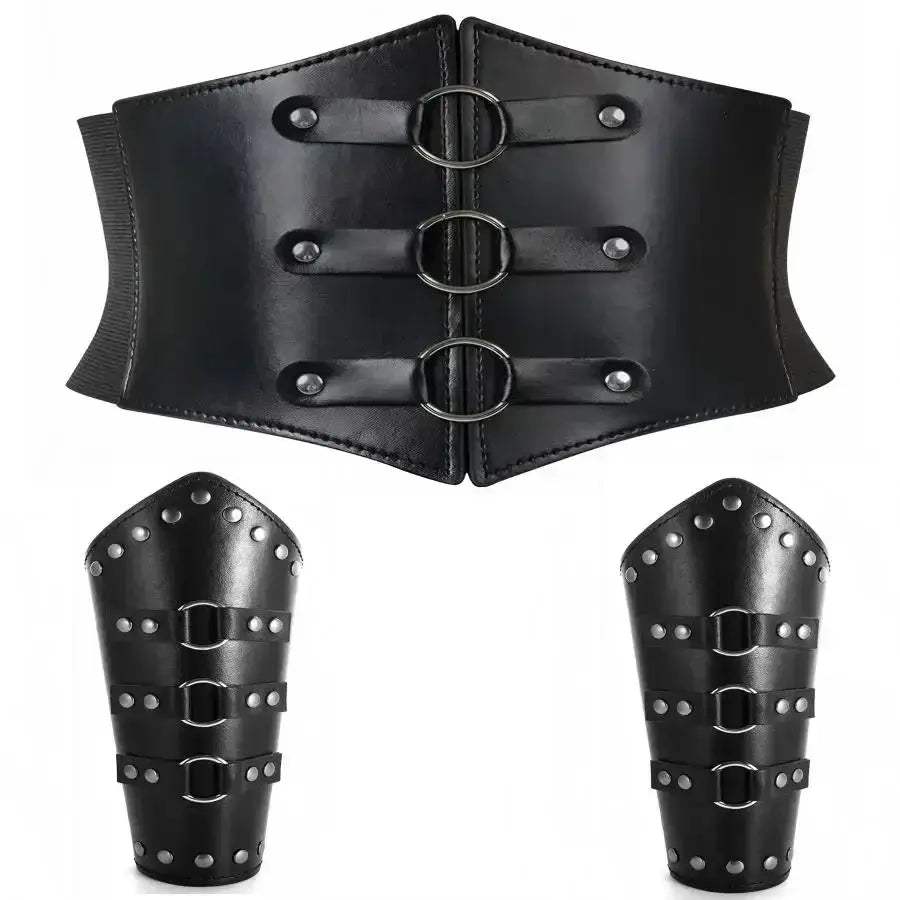 Unisex Western Waist Belt Set With Durable PU Buckle - ToylandEU