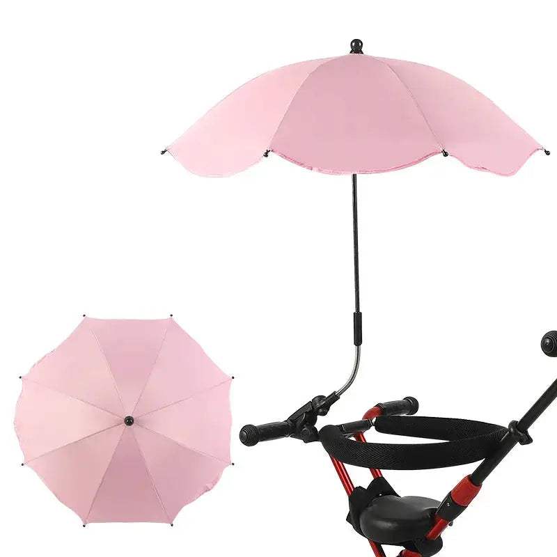 Universal Baby Car Pram Umbrella Adjustable Shade Umbrella Uv Sunshade for Stroller Accessories Sun Visor Portable Parasol Items - ToylandEU