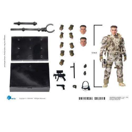Universal Soldier Luc Deveraux Exquisite Super 1:12 Scale Action Figure - Previews Exclusive - ToyShnip