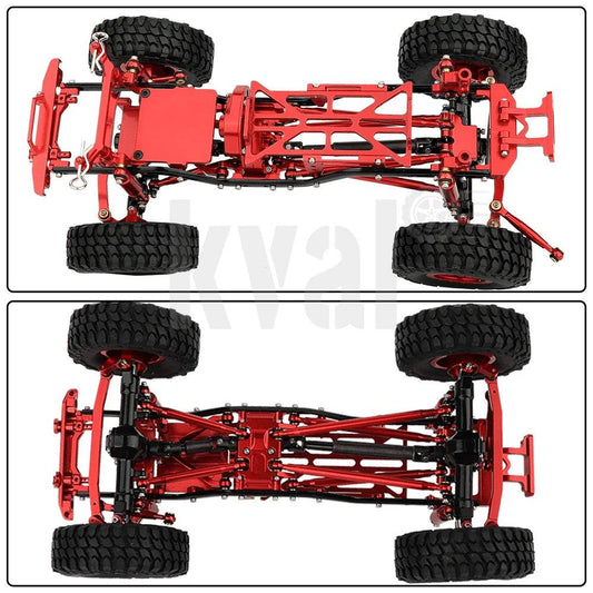 Upgrade Your AXIAL 1/24 SCX24 with Metal Dual Front Axle Frame - ToylandEU