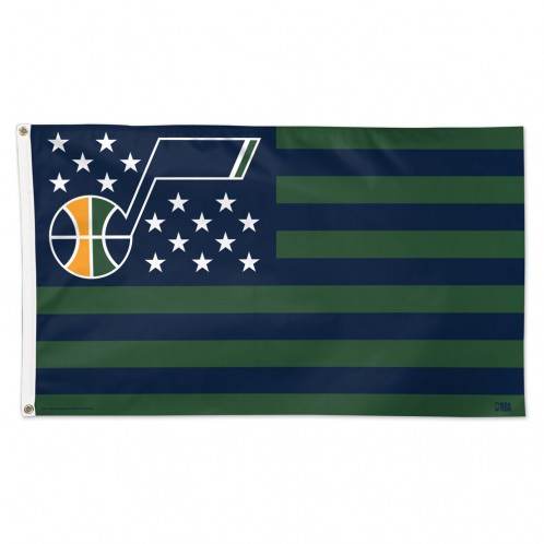 Utah Jazz Flag 3x5 Deluxe Stars And Stripes Special Order - ToylandEU