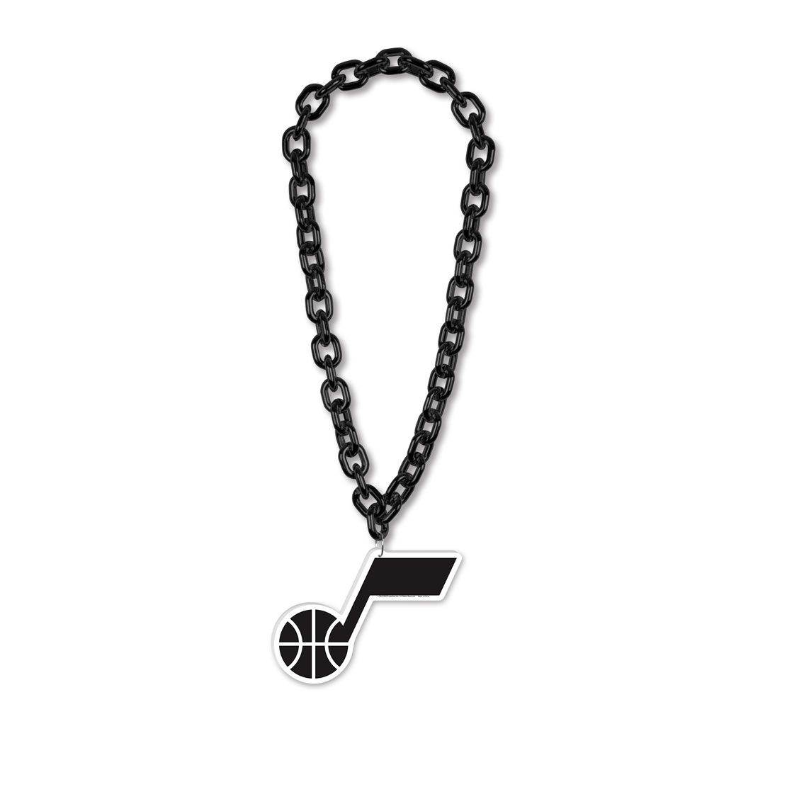 Utah Jazz Foam Logo Necklace On 38 Inch Plastic Chain - ToylandEU