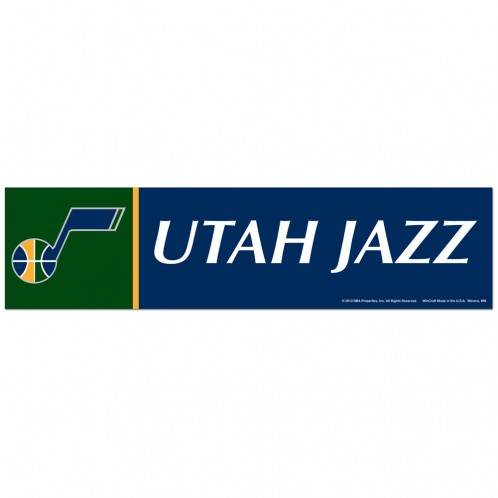 Utah Jazz Official Decal 3x12 Bumper Strip Self Adhesive - ToylandEU