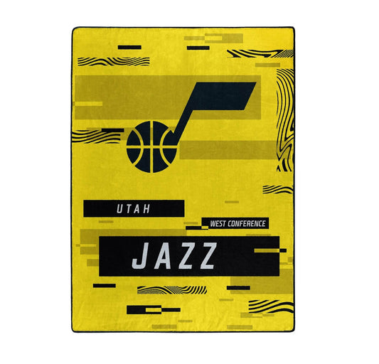 Utah Jazz Raschel Throw Blanket 60x80 Digitize Design - ToylandEU