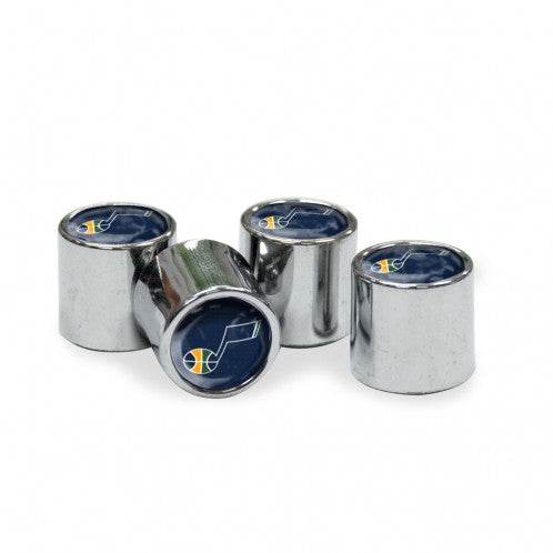 Utah Jazz Valve Stem Caps Set Of 4 Universal Fit Team Logo - ToylandEU