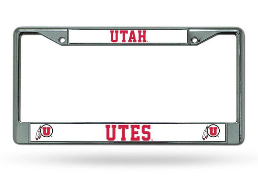 Utah Utes Chrome License Plate Frame Special Order Item - ToylandEU