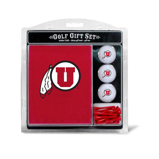 Utah Utes Golf Gift Set With Embroidered Towel And Logos - ToylandEU