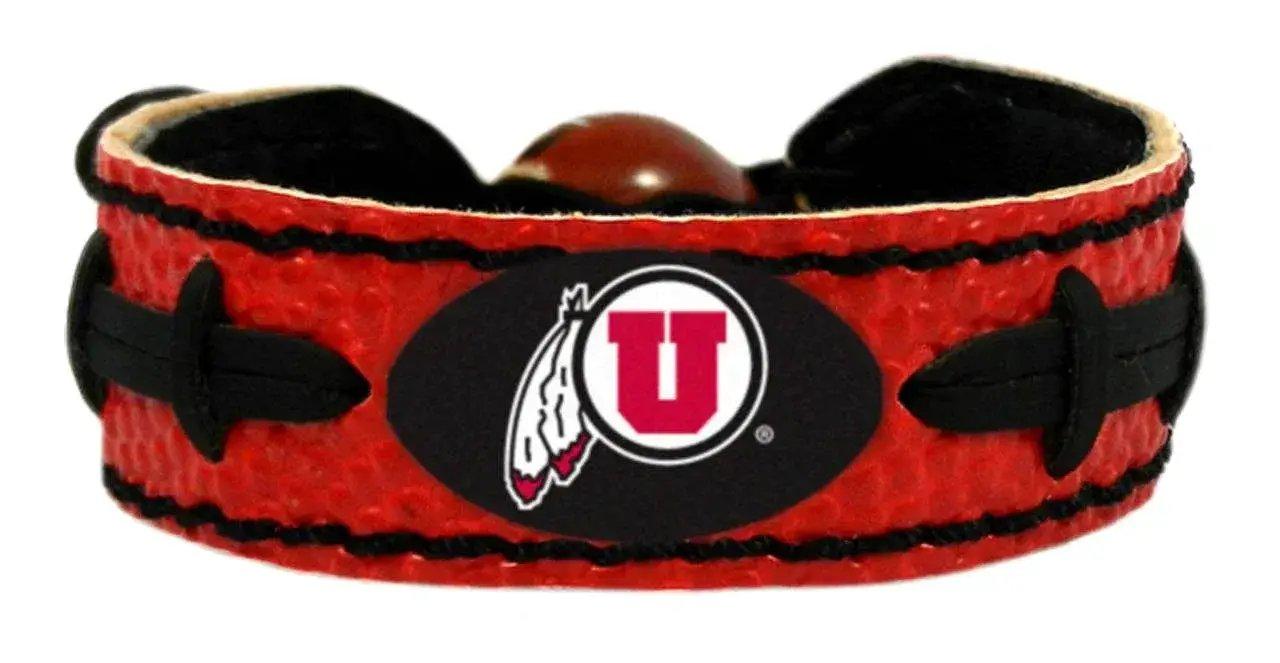  Utah Utes Leather Bracelet Team Color Football Gear -  ToylandEU™