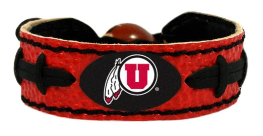  Utah Utes Leather Bracelet Team Color Football Gear -  ToylandEU™