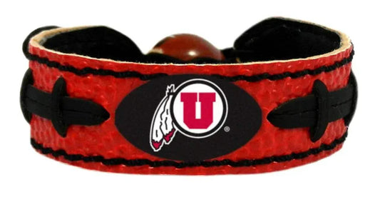  Utah Utes Leather Bracelet Team Color Football Gear -  ToylandEU™