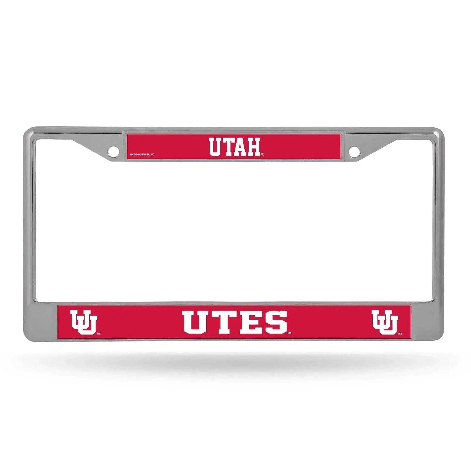 Utah Utes License Plate Frame Chrome Printed Insert -  ToylandEU™