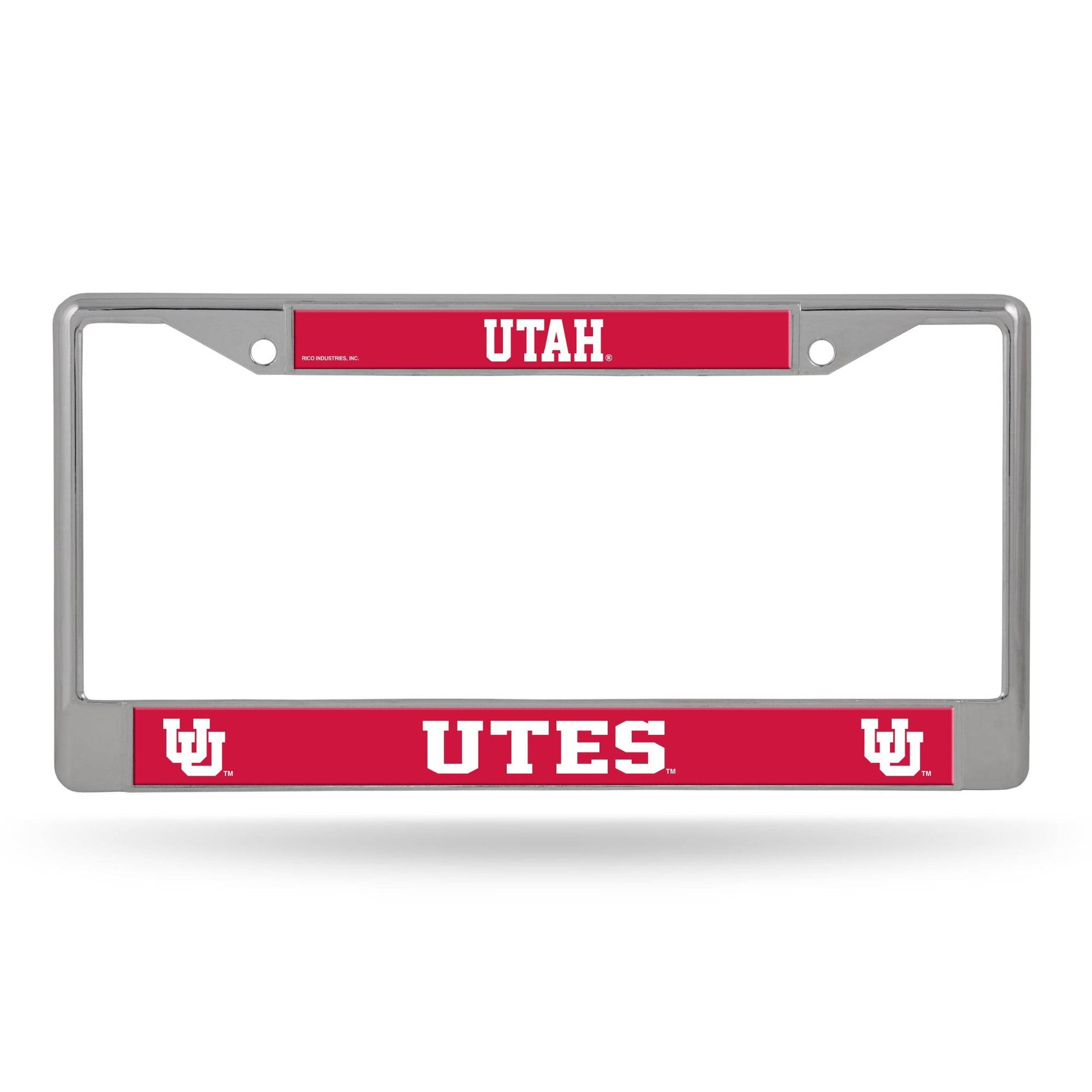 Utah Utes License Plate Frame Chrome Printed Insert - ToylandEU