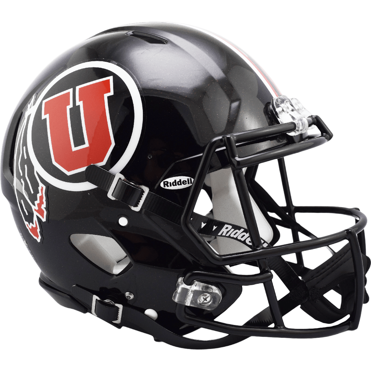 Utah Utes Riddell Authentic Full Size Speed Helmet Black - ToylandEU