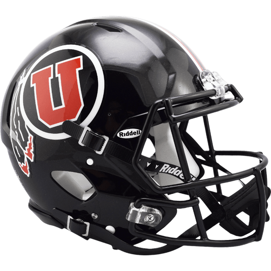 Utah Utes Riddell Authentic Full Size Speed Helmet Black - ToylandEU