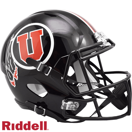 Utah Utes Riddell Replica Size Speed Style Helmet Black - ToylandEU