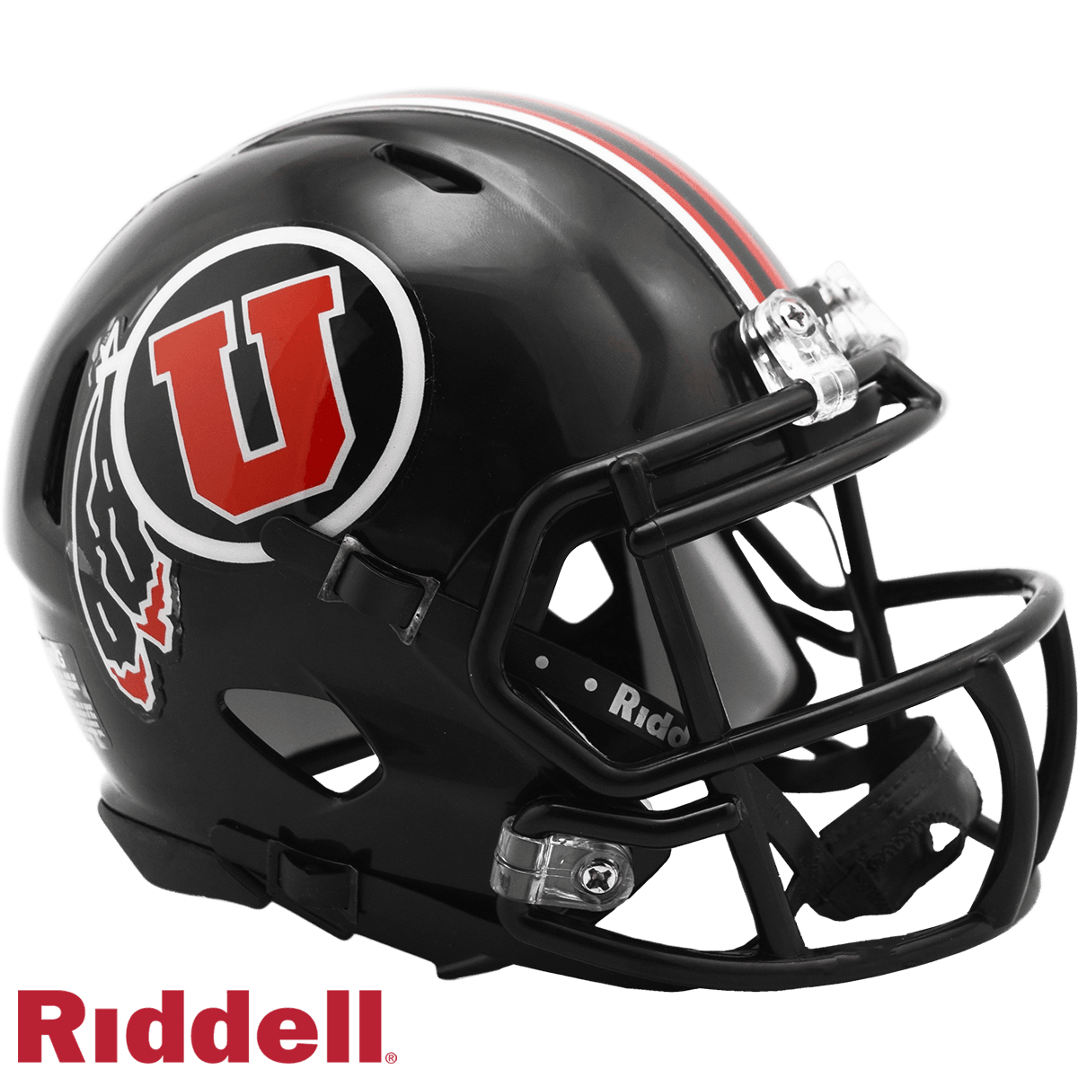 Utah Utes Riddell Speed Mini Helmet Replica Edition Black - ToylandEU
