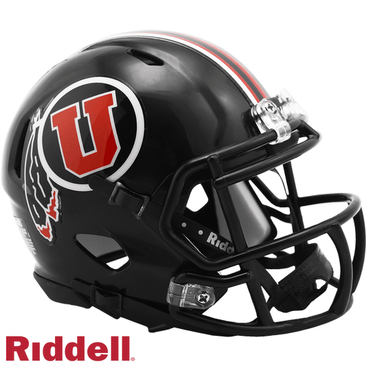 Utah Utes Riddell Speed Mini Helmet Replica Edition Black - ToylandEU
